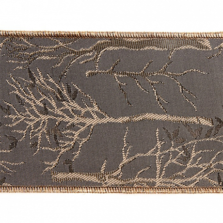 Новогоднее украшение  "Лента ДЕРЕВО" серая 21607